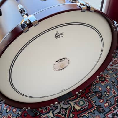 Gretsch USA Custom Drums Satin Rosewood 13/16/24 Shell Pack CLEAN image 5