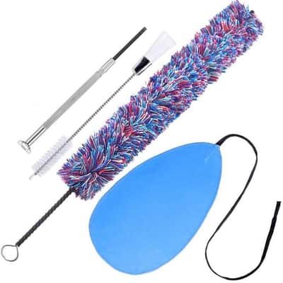 Flute Care Cleaner Kit with Cork Grease,Multifunctional Cleaning Brush, Cotton Cleaning Brush, Swab and Screw Flute Cleaning Kit for Base Maintenance image 1