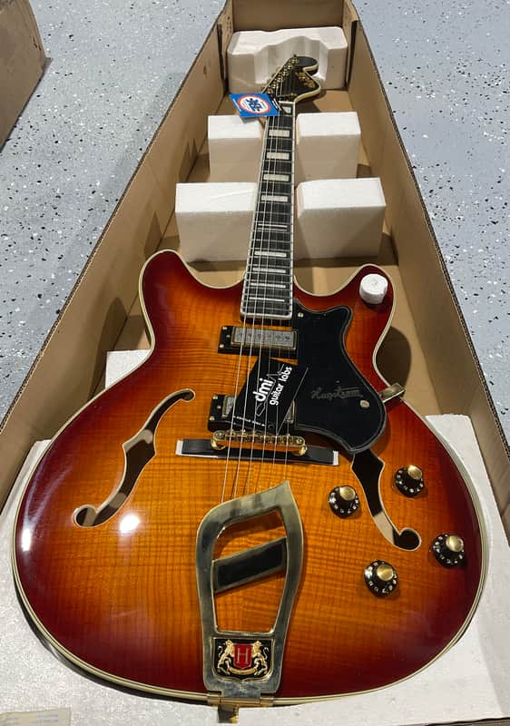 Hagstrom '67 Viking II Electric Guitar Vintage Sunburst image 1