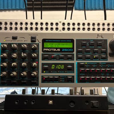 E-MU Systems Proteus 2500 Rackmount 128-Voice Sampler Module 2001 - Black image 1