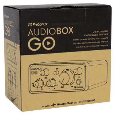 Presonus AudioBox GO 2x2 USB-C Bus Power Audio Recording Interface + Studio Mic image 16