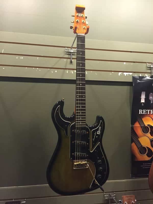 2002 Burns London Club Series Marquee Electric Guitar Green Burst