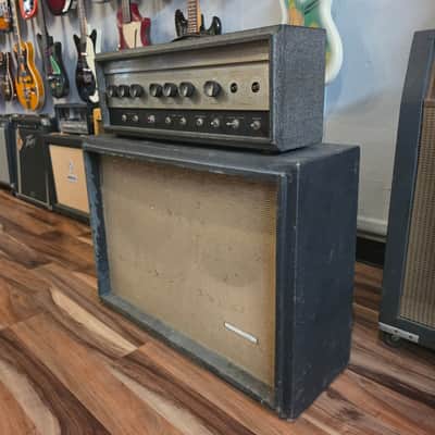 Silvertone 1484 Twin Twelve 60-watt - Modded Tube Amp Head and Speaker Cabinet image 3