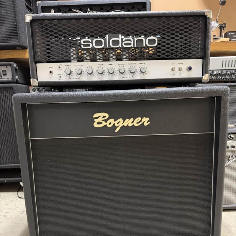 Soldano Super Lead overdrive SLO100 with Bogner 2x12 Cabinet image 1