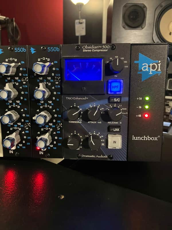 Dramastic Audio Obsidian 500 Stereo Compressor Module | Reverb