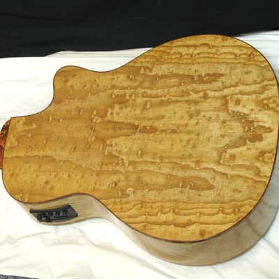 DEAN EQABA GN L Exotica Quilt Ash LEFTY A/E 4-string BASS guitar NEW - w/Case image 8