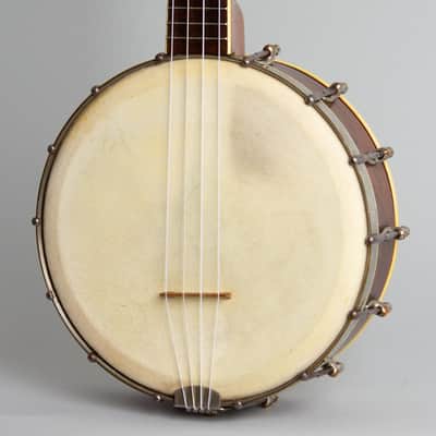 Gibson  UB-2 Banjo Ukulele,  c. 1932, original black chipboard case. image 3