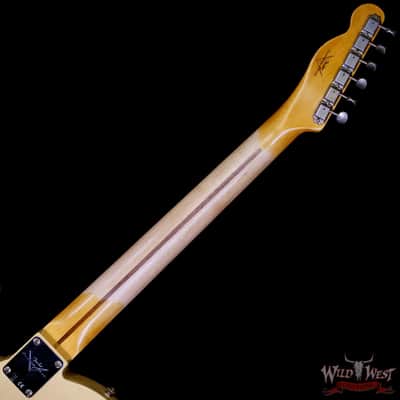 Fender Custom Shop 1951 Nocaster Ash Body Maple Neck Relic Faded Aged Nocaster Blonde 6.75 LBS image 5