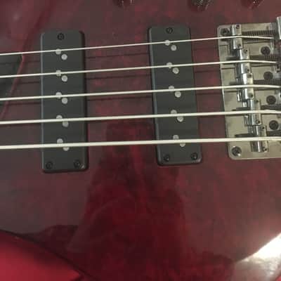 MTD Kingston Z5 Fretless Nordstrand Big Split Pickups 2010 Cherry Burst, wood cover pickups shipped image 4