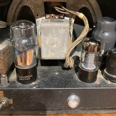 Bronson Mother of Pearl lap steel amp 1947 - Black MOP image 8