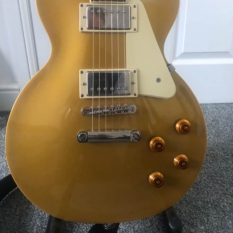 2015 Epiphone Les Paul Standard Metallic Gold