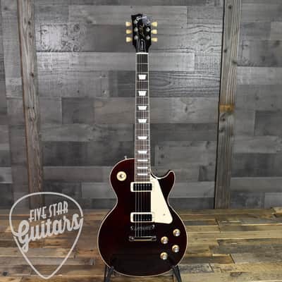 Gibson Les Paul Deluxe 70s - Wine Red with Hard Shell Case image 2