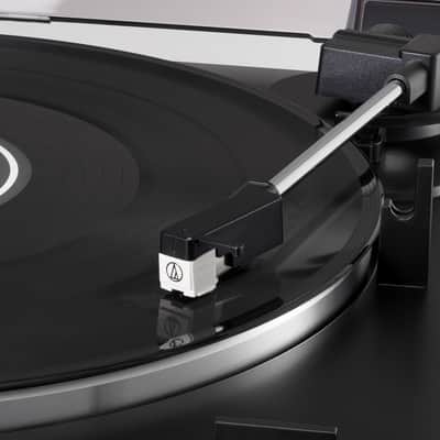 Audio-Technica AT-LP60X-BK -Package- Automatic Belt Drive Turntable Package with Edifier R990BT Bluetooth Speakers image 7
