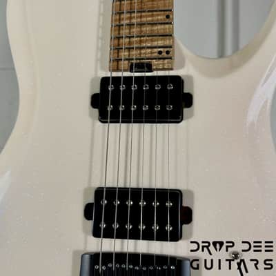 Balaguer USA Series Seraph Modern Electric Guitar w/ Case (424) - Gloss Metallic Jewel White image 6