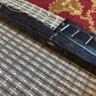 Fender Deluxe Reverb Grille 1970s - Silverface image 3