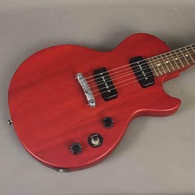 Epiphone Les Paul LP Special Model Single Cut Cherry Red Translucent Dual All Original P90s HSC image 9