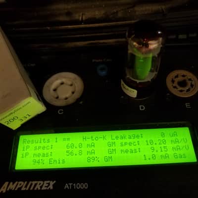 Sylvania etc. 2% Matched Pair (2) 7591A Beam Power tNOS AT1000 TESTED Vacuum Tubes vintage USA 1962-1980 image 4