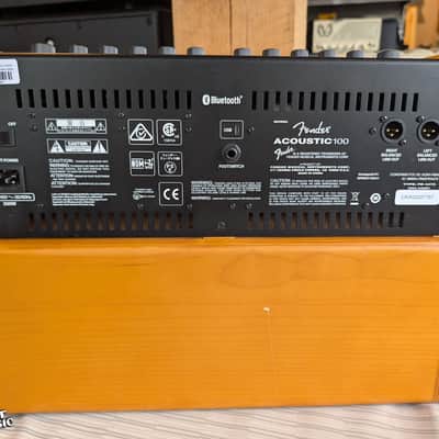 Fender Acoustic 100, Combo Amp with MGT-4 Footswitch - Used image 4