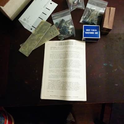 Symmetric Sound Systems SSS ASRU Noise Reduction Audio Expander Build Kit 1981 Walnut and Aluminum image 1