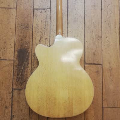 Hobmer Vintage Archtop Acoustic Guitar image 4