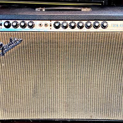 Fender Twin Reverb 1971 - Silver Face No Master - Europe Transf. 110-220 Volts imagen 1