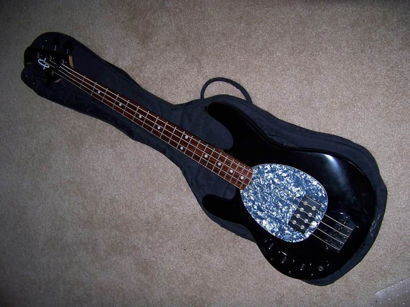 OLP STINGRAY BLACK LEFTY LEFT HANDED BASS LIC. BY ERNIE BALL image 1