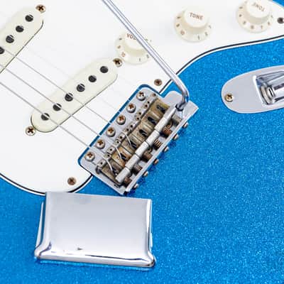 2022 Fender Custom Shop Limited Edition ‘65 Stratocaster Journeyman Relic Aged Blue Sparkle, Mint w/ Case, COA, Tags image 8
