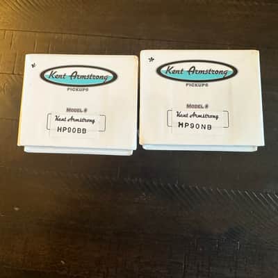 Kent Armstrong HP90BB and HP90HB P90 Pickup Set - Black image 2