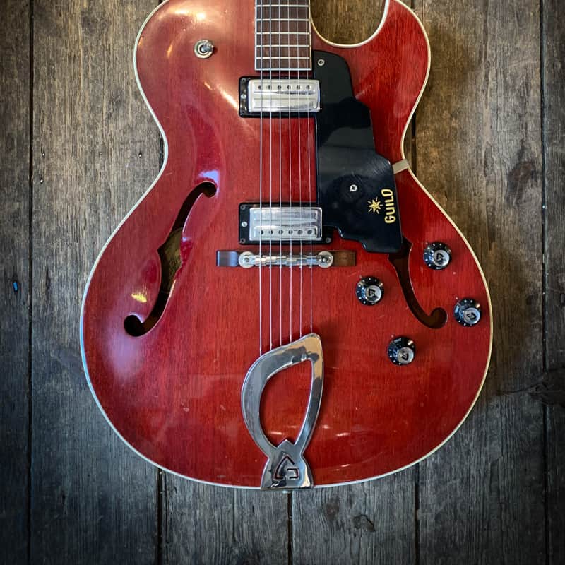 1966 Guild Starfire 2, single cutaway Cherry