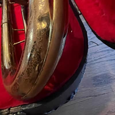 King 627 Baritone Horn – 1930s Pre-War – Upright Bell – H.N. White USA image 14