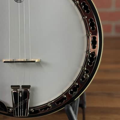 Deering Calico 5-String Banjo - Honey Amber image 4