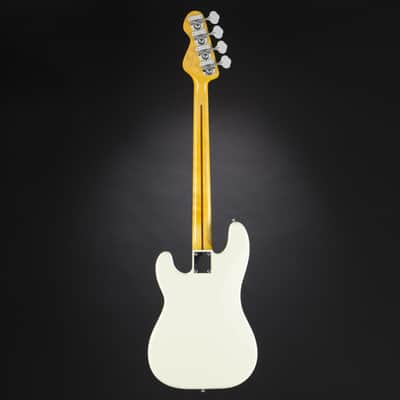 Vintage Reissued V4MVW Vintage White - 4-String Electric Bass image 3