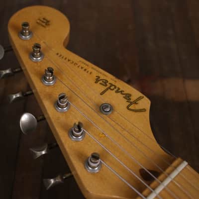 1992 Fender USA Custom Shop '54 Stratocaster Reissue 2 Tone Sunburst image 7
