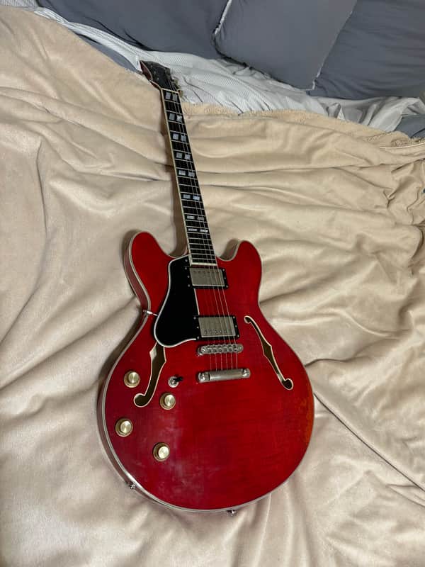 Eastman T59L/V Thinline Left-Handed 2021 - Present - Antique Red image 1