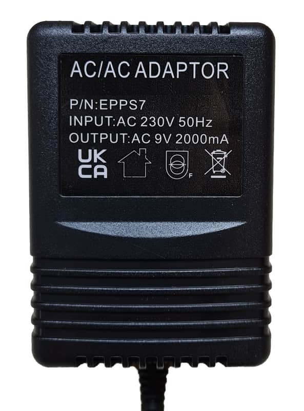 Power Supply Replacement for ION IED-01 DRUM MACHINE ADAPTER AC 9V image 1
