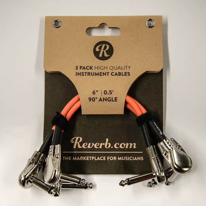 Reverb Instrument Patch Cables (3-pack, Right Angle) image 1