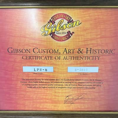 Gibson Custom Shop Historic Collection '58 Les Paul Plaintop Model LPR-8 - 2005? image 9