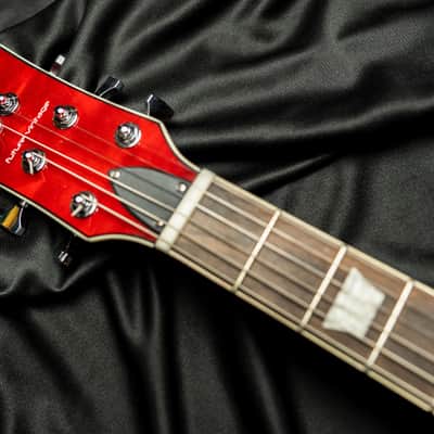 Buzzy Feiten  Supernova Classic  2018 Red Quilt Guitar image 9