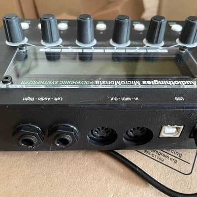 Audiothingies Micromonsta Polyphonic Synthesizer - Original 2018 - Present - Black image 2