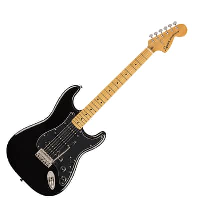 Squier Classic Vibe '70s Stratocaster HSS - Black w/ Maple FB image 1