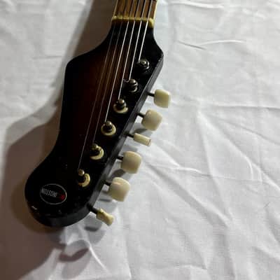 Vintage Kingston 1960's Electric Guitar - Tobacco/Sunburst two tone dual pickups image 13