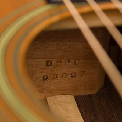 C. F. Martin  D-28 Herringbone Flat Top Acoustic Guitar (1945), ser. #93097, black tolex hard shell case. image 13