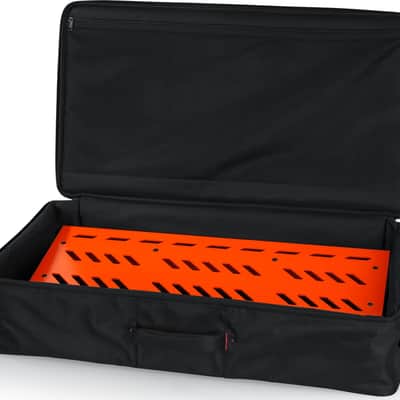 Gator GPB-XBAK Aluminum Extra Large Pedalboard, 35" x 17" w/ Softcase, British Orange image 7