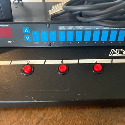 A/DA MP-1 TUBE Guitar Preamp with 2.01 firmware and battery mod. Includes the matching midi foot controller & long midi cable.  Works great! image 3