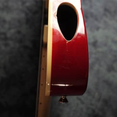 Fender Hollow Body Telecaster Partscaster P90 Special Natural Red Spalted Maple Flame top image 7