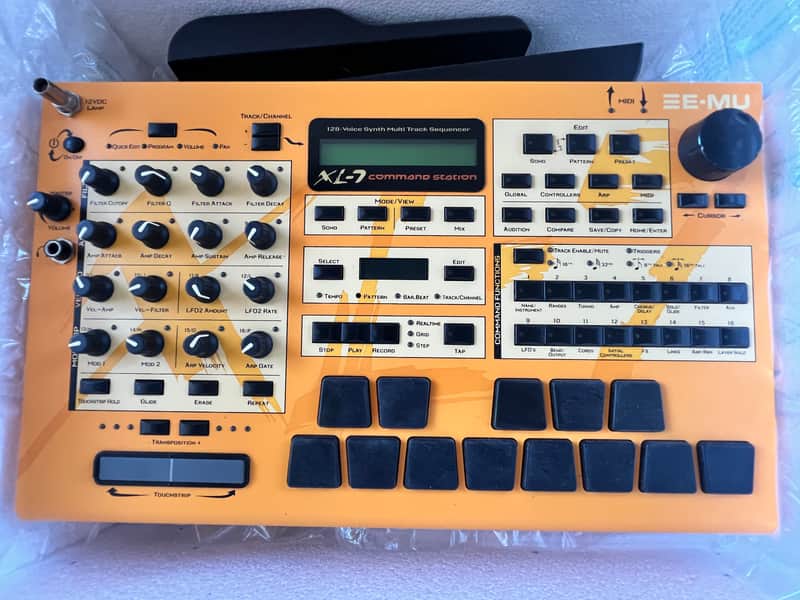E-MU Systems MP-7 Command Station 128-Voice Synthesizer 2001 - Purple / Black image 1