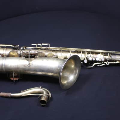 A Vintage 1927 King by H.N. White Tenor Saxophone Really Nice Horn with No Case #10 S image 1
