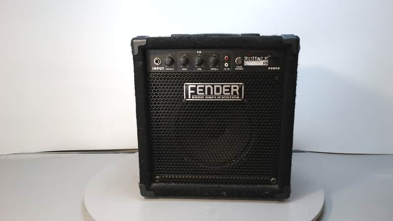 Fender Rumble 15 Bass Combo Amplifier 1x8 Solid State Practice Amp Guitar image 1
