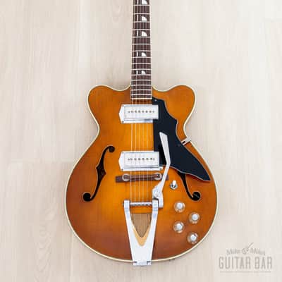1960s Kay Jazz II Old Kraftsman-Branded Vintage Hollowbody Electric Guitar w/ Kleenex Box, Case image 2