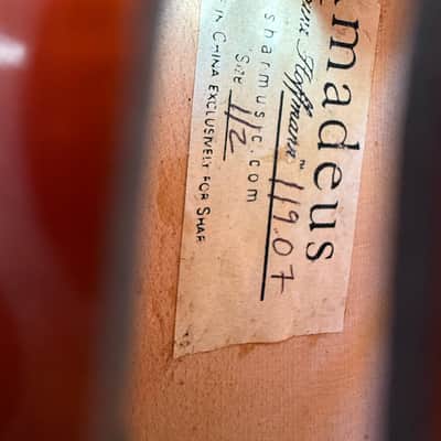Franz Hoffmann Amadeus 1/2 Size Student Violin Outfit — Model 11907 with Bow & Case image 2